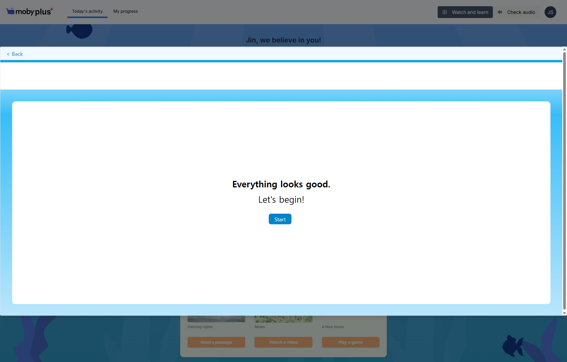 Everything looks good